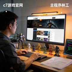 c7游戏官网主程序林工的工作形象展示场景